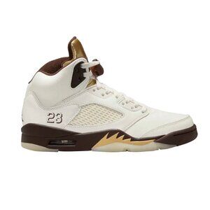 AIR JORDAN 5 Retro Golden Ticket - White/Brown/Yellow | Size 7.5 US W - NWT